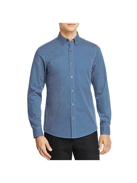 dark blue michael kors mens shirt|Michael Kors men's shirts nordstrom.